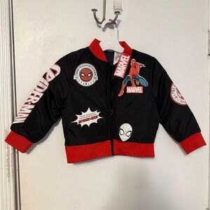 Marvel Kids Spider-Man Jacket - Black and Red